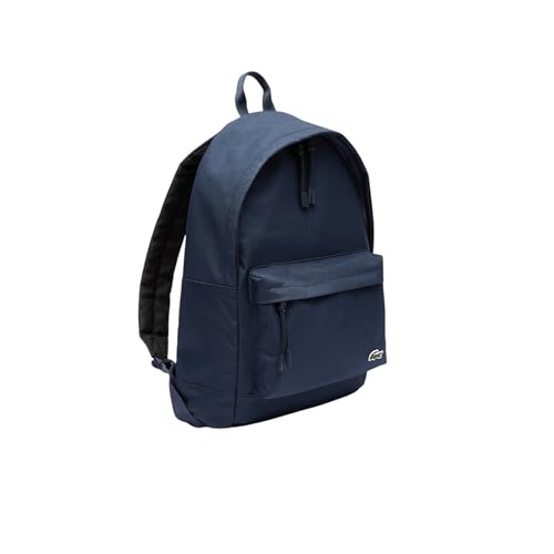 Lacoste Men's Sinpople Monogramme Backpack, Midnight Blue, One Size2