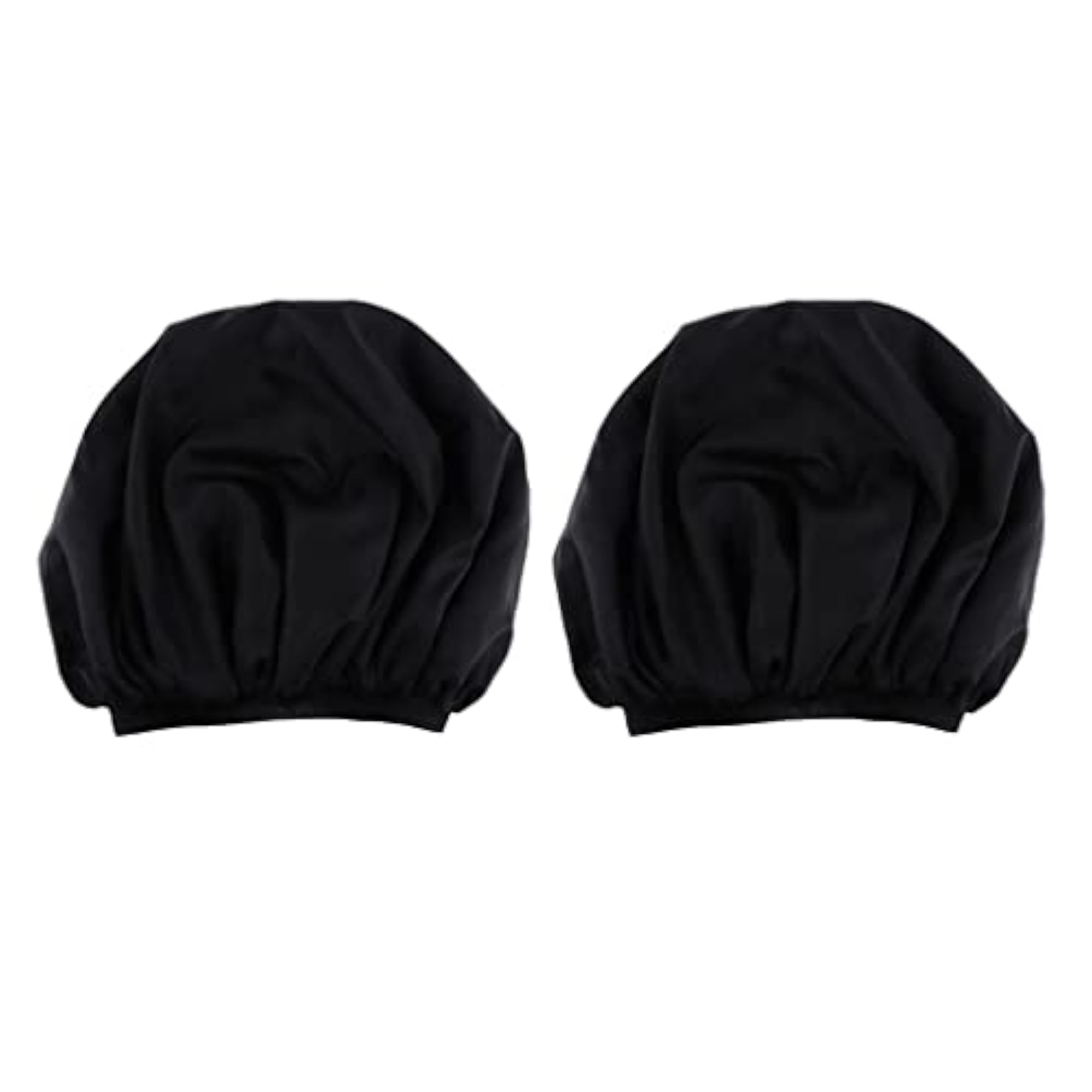 2pcs Lady Shower Caps, Waterproof Elastic Bath Hair Bonnets