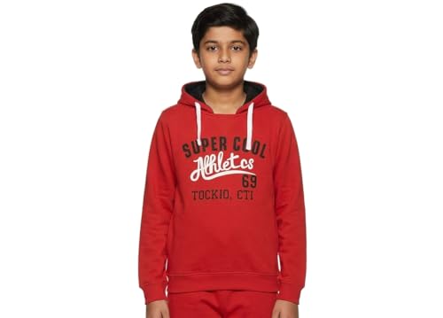 Image of Clotth Theory Boy's Fleece Solid Color Blocked Hooded Sweatshirt Jacket