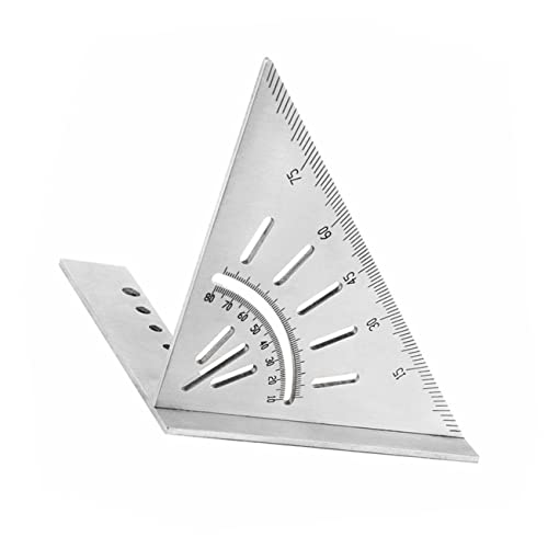 HORIALENCE 木工用耐久 製三角定規 測定ツール 軽量 精密ケガキゲージ木工??器