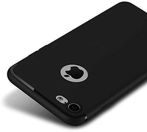 Emartos Soft Silicone Slim Back Cover Case for iPhone 6 & 6S - Pitch Black