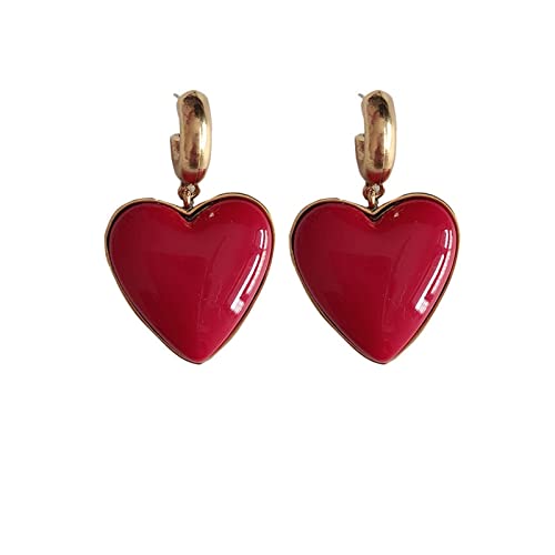 Boucles d'oreilles noires pendantes cœur pour sublimer vos soirées chic