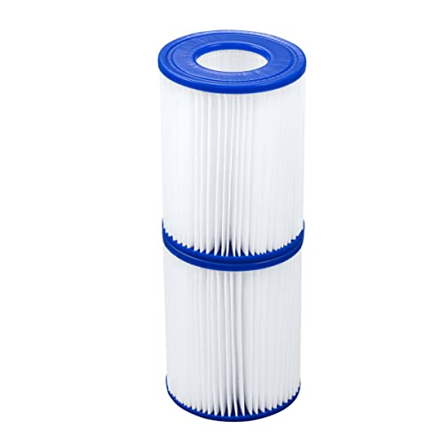 Bestway 58094 Lot de 2 Cartouches Type II 10,6 x 10,6 x 13,60 cm Blanc