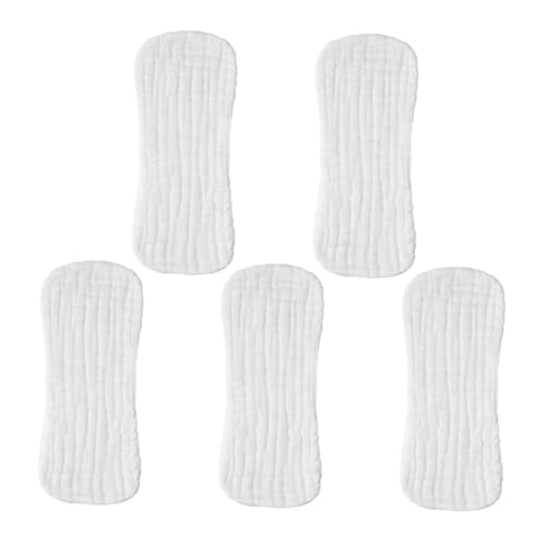PERSELOSO Reusable Baby Swim Diapers Postpartum Diapers Breathable Absorbent for Baby Boy Girl (5pcs)