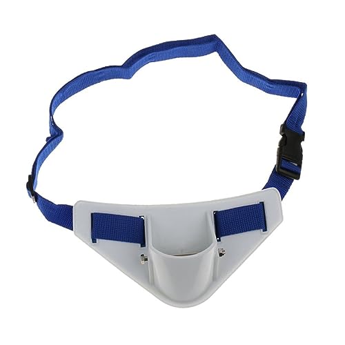 GANAZONO Fishing Equipment Stand up Fighting Belt Thick Sponge Pad Fish Rod Pole Holder for Comfort Long Action