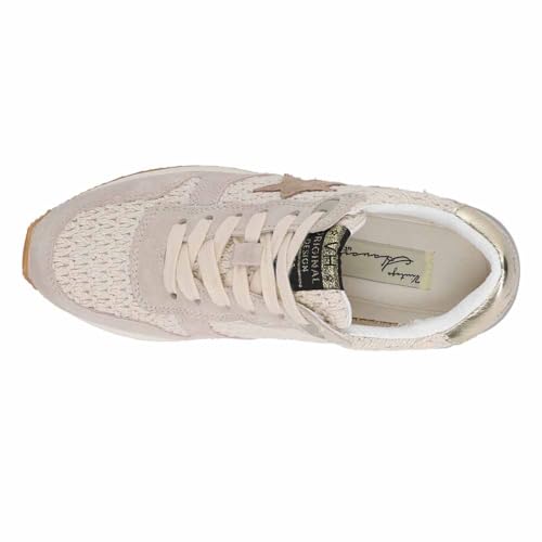 VINTAGE HAVANA Womens Rock Metallic Slip On Sneakers Shoes Casual - Beige4