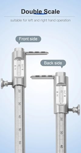 Calibrador deslizante ortodóntico 0-80mm para implantología miniatura 5