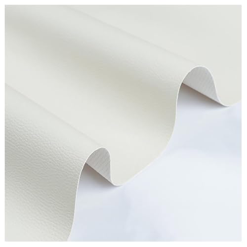 Tissu en simili cuir souple de haute qualité off-white pour maroquinerie et sacs