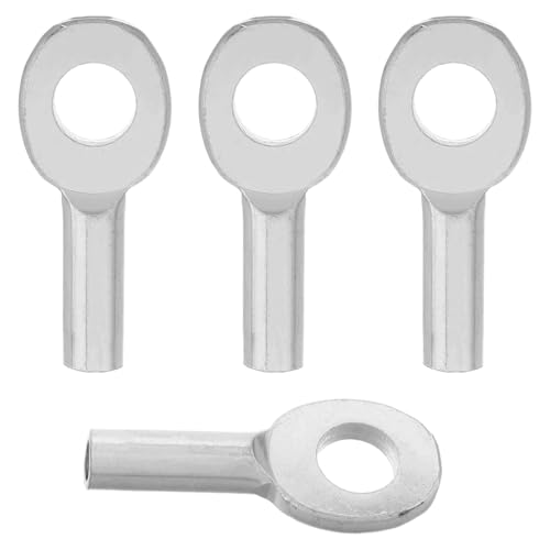 MOBUTOFU Terminales de Cable de Acero 4 Piezas para Equipos de Fitness, Conectores de Hierro Fabricación de Precisión para Cuerda de Gimnasio para Máquinas de Levantamiento