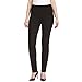Hilary Radley Womens Sit at the Waist Narrow Leg (Small, Jet Black)
