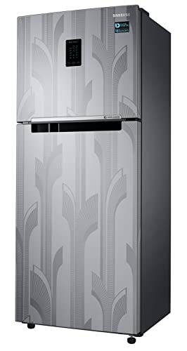 Image of Samsung 301L 2 Star Inverter Frost-Free Convertible 5 In 1 Double Door Refrigerator Appliance (RT34C4522YS /HL,Silver Archi)