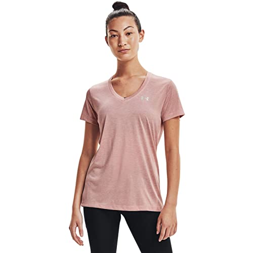 Image of Under Armour Womens Tech V-Neck Twist Short-Sleeve T-Shirt