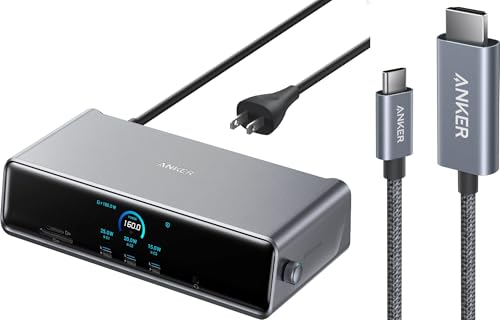 Anker Prime Docking Station,14-Port Triple Display with