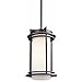 Kichler 49348AZ Pacific Edge Outdoor Pendant 1-Light, Architectural Bronze