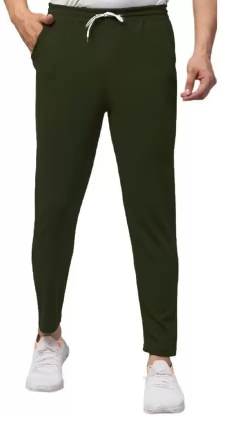 Image of Track Pant for Men Slim Fit Gym Stretchable Jogger Athletic Running Pants