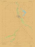 MAPS OF THE PAST Topographical Map - Saratoga Wyoming Quad - USGS 1961-23 x 30.87 - Vintage Wall Art