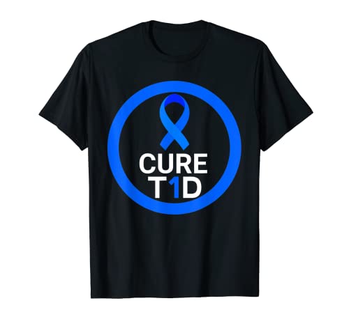Type 1 Diabetes Cure T1D Type One Diabetes Awareness T-Shirt
