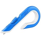 Slice Box Cutter, Heavy Duty Utility Knife, Safe Ceramic Blade Lasting 11x Longer than Metal, Sky, 1 Pack