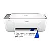 HP DeskJet 2820e, 588K9B, Imprimante Tout en Un, Jet d'encre, Couleur, 3 Mois d’Instant Ink Inclus, Photocopie, Scan, Impression, WiFi, Blanche et Grise