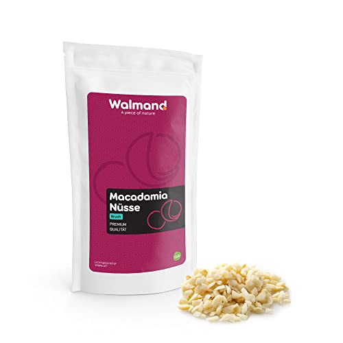 Macadamianüsse Bruch 1kg | Natur | Ungesalzen | Macadamia Nüsse Premium Qualität von Walmand Cover