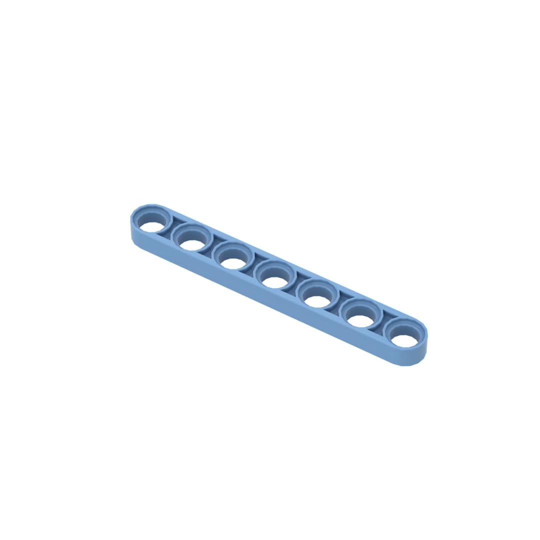 GDS-695 32065 Hole Arm Plate Technic Beam 1x7 Thin, Medium Blue, 50 PCS — image 1