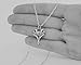 Sterling Silver Moon Phase Luna Moth - SMALL, Double Sided - (Pendant Only or Necklace)