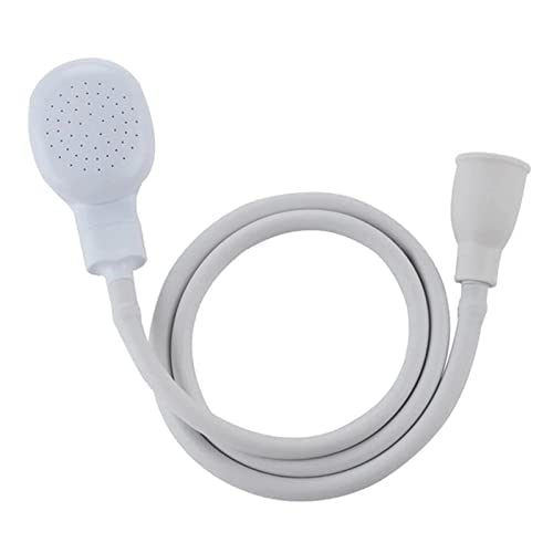 Pet Monastry® Portable Sink Hose Faucet Sprayer, Pet Faucet Sprayer, Shampoo Sprayer, Suitable for Washing Hair, Washing Pets and Cleaning Tub – White (Size - 39 Inch) 1