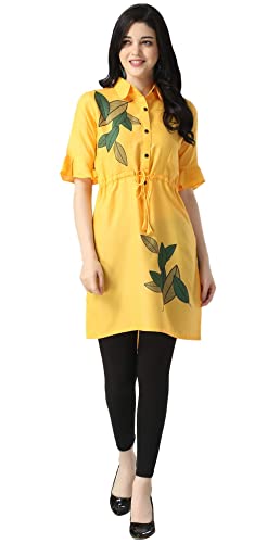 Image of OM SAI LATEST CREATION Designer Slub Cotton Fully Stitched Anarklai Kurti for Women & Girls on Jeans Palazzo or Skirt (Plus Size Upto 2XL)-(Grey)