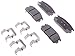 ACDelco Silver 14D1275CHF2 Ceramic Rear Disc Brake Pad Set with Clips