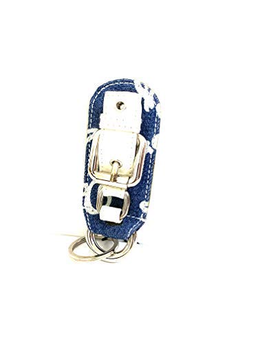  PORTACHIAVI D&G UOMO/DONNA IN JEANS STAMPA LOGO
