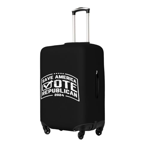 Republican 2024 Travel Luggage Cover Suitable for 18-32 inch Luggage Cases, Medium, Black2