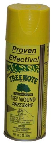 Treekote Tree Wound Dressing - 12OZ Aerosol Pruning Sealer Spray for Damaged Trees and Shrubs - Fast Acting and Effective Tree Wound Sealer Spray - Prune Sealer Wound Repair for Bonsai Trees,6 Pack