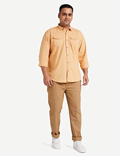 Image of Amazon Brand - Symbol Men's Casual Regular Fit Cotton Pants | Chinos | Trousers