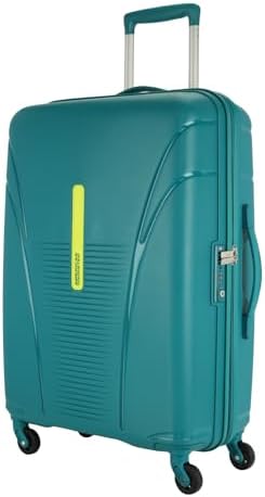 American Tourister Medium Ivy 68Cm Hardside Polypropylene 4 Wheel Spinner Check-in Suitcase with Recessed TSA Lock & Color-Matched Components for Women & Men - Spring Green