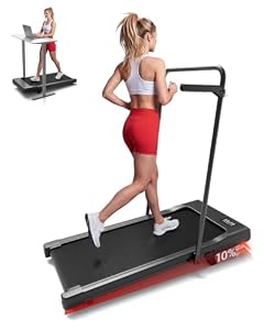 Superun Walking Pad mit Steigung 6%, Laufband mit App Erlebnis vor Ort