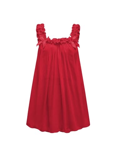 Image of MakeMeChic Women's 2 Piece Lingerie Mesh Cute Valentine Pajama Set Ruffle Bow See Through Vintage Nightgown Sleepwear