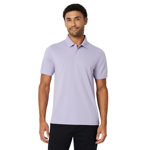 Image of Amazon Essentials Men's Moisture Wicking Golf Polo Shirt, Short Sleeve, Slim-Fit, Quick-Dry