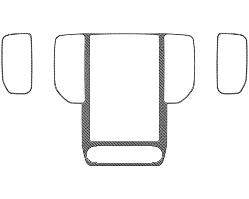 Display Screen/AC Vent Accent Overlays - Compatible with 2024-2026 Ranger (*OE Color - Lightning Blue, 10" Display Screen)