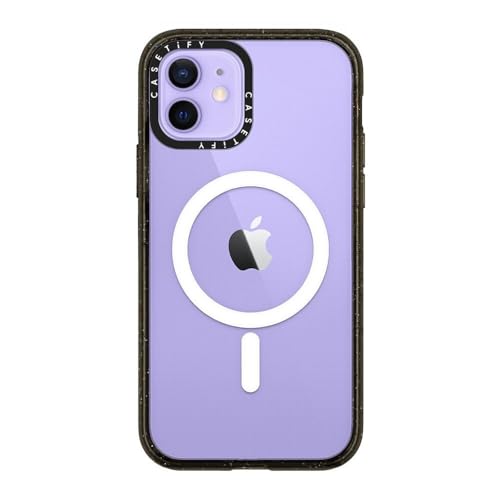 Image of CASETiFY for iPhone 12 Case - Impact Compatible with MagSafe Clear Black