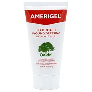 AMERIGEL Hydrogel Wound Dressing (3 oz.) – Provides Moisture-Rich Healing Environment for Dry Wounds