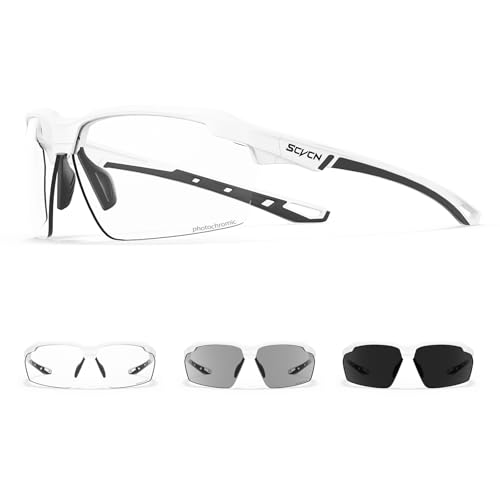 SCVCN Photochromic Sunglasses Sports Cycling Glasses Women
