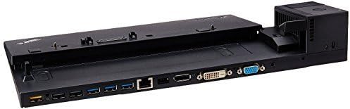 Miniatura 2 de Lenovo ThinkPad Pro Docking Station con adaptador de 90 W AC (40 40A10090US) sellado de fábrica, Lenovo EE. UU. paquete de venta a menudeo, Negro