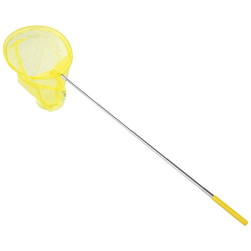 Rede de aterragem, Andoer Rede telescópica de 5 borboletas para crianças Redes de pouso de pesca Red