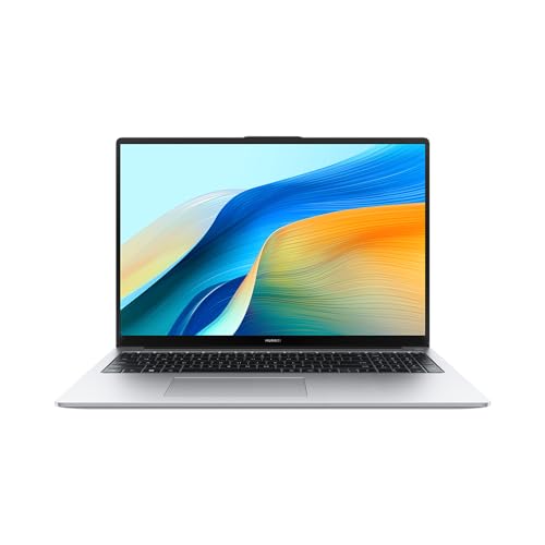 HUAWEI MateBook D 16 Laptop Core i5-13420H Processor 16GB RAM DDR4 512GB SSD Intel UHD Graphics English/Arabic Mystic Silver