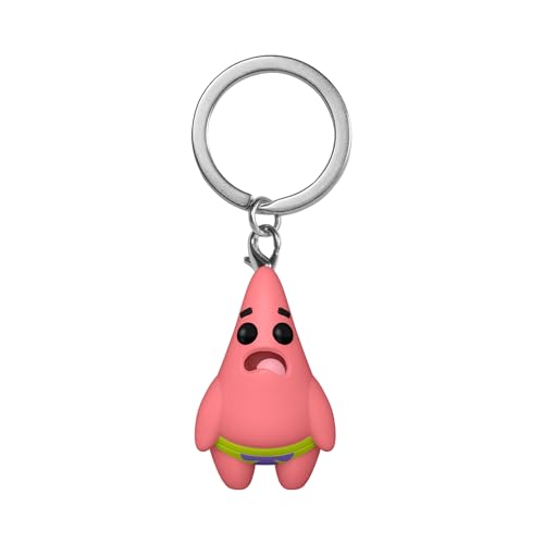 Funko Pop! Keychain: Spongebob Squarepants - Patrick Star With Wedgie - Mini Figura in Vinile da Collezione Novità Portachiavi - Riempitivi per Calze - Idea Regalo - Merchandising Ufficiale