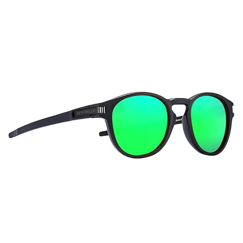 Image of Aferelle | IUnisex Round TAC Polarized Sunglasses | For Bike Riders | Running | Outdoor | Sports | Medium