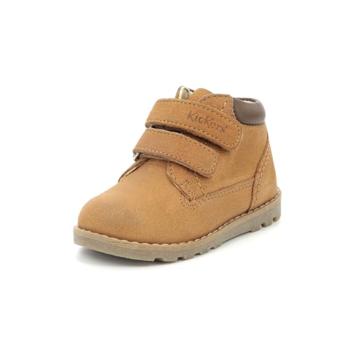 KICKERS NOGANKRO, Botas Cortas al Tobillo Unisex niños, Camel, 19 EU