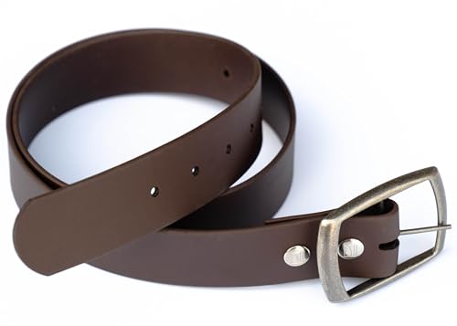 Couch Best Brown Vegan Belt | Stronger Than Leather! | Cruelty Free | Made in USA Guitar Straps (Brown 38)