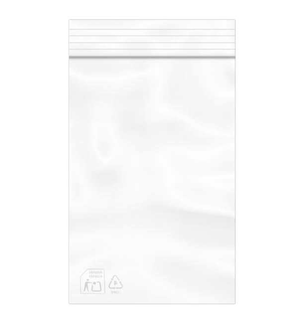 Monouso | 100 Bolsas con Cierre Zip a Presión, 10x15cm, Color Transparente, Autocierre, Bolsas de Plástico, Cierre a Presión, Usos Múltiples