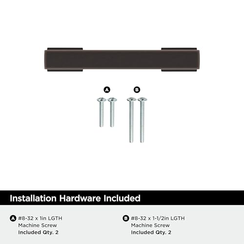 Image of Amerock 25 Pack 3 inch Triomphe Oil-Rubbed Bronze Drawer Pull
